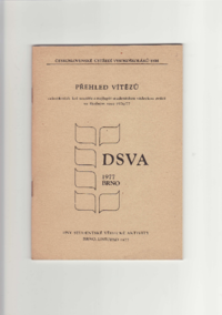 Přehled vítězů 1977 Brno