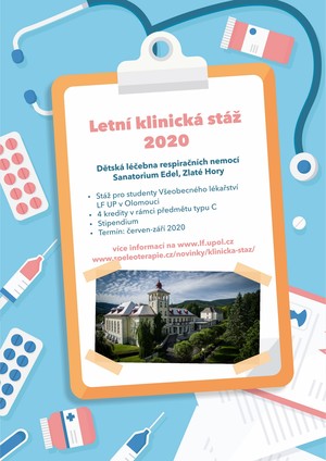 Klinická stáž v Sanatoriu Edel ve Zlatých Horách 2020